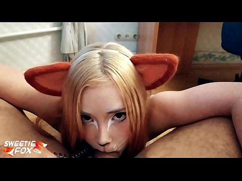 ❤️ Kitsune उसके मुंह में डिक और सह निगल ️ फूहड़ हम पर ️❤